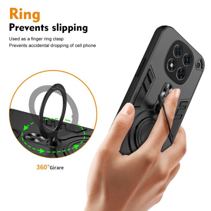 Bild 3,  Xiaomi Redmi Note 14 Pro 5G Skal Kickstand Hybrid Svart