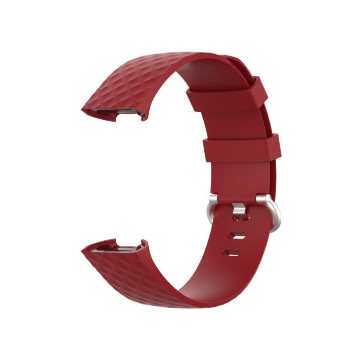 Bild 2,  Armband Fitbit Charge 3 / 4 Röd