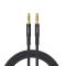 JOYROOM Joyroom 1.5m 3.5 mm AUX Ljudkabel Nylon - Svart