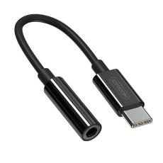 JOYROOM Joyroom USB-C till 3.5 mm AUX Adapter, DAC - Svart
