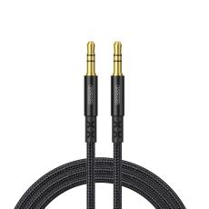 JOYROOM Joyroom 2m 3.5 mm AUX Ljudkabel Nylon - Svart