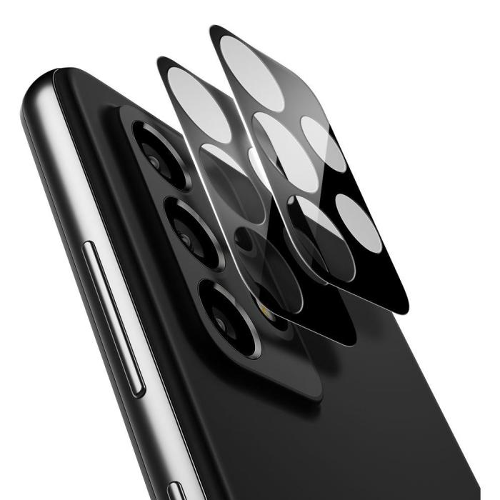 Bild 2, Spigen Samsung Galaxy A72 - Spigen 2-PACK Optik GLAS.tR Linsskydd