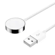 JOYROOM Joyroom Apple Watch Tr&aring;dl&ouml;s Qi Laddare 1.2m - Vit