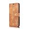 DG.MING Samsung Galaxy A21s - DG.MING 2in1 Magnet Fodral - Brun