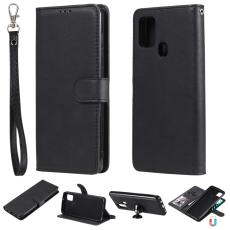  Samsung Galaxy A21s - 2in1 Magnet Skal / Pl&aring;nboksfodral - Svart