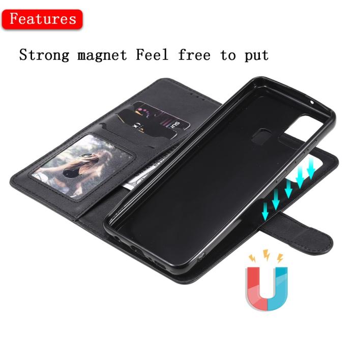 Bild 5,  Samsung Galaxy A21s - 2in1 Magnet Skal / Plånboksfodral - Svart