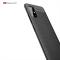 Samsung Galaxy A51 - Litchi Textur Skal - Svart