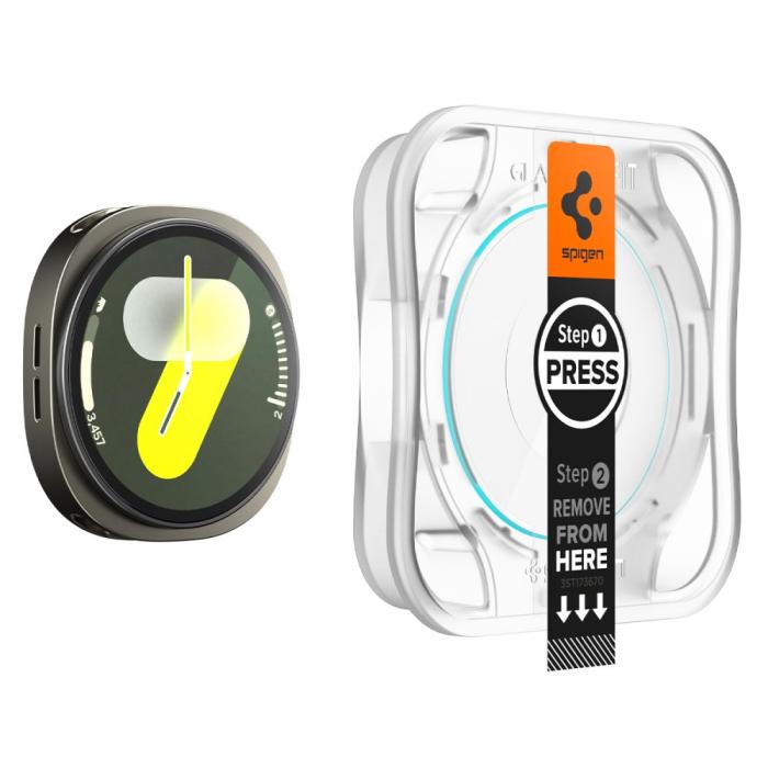 Bild 4, Spigen Spigen Galaxy Watch 8 44 mm 2-PACK Skärmskydd GLAS.tR 