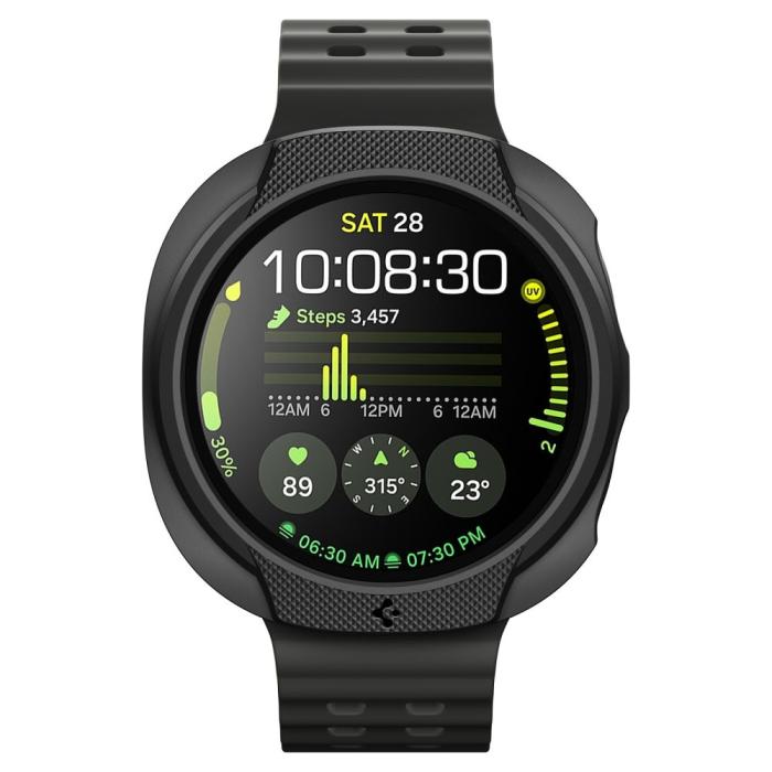 Bild 2, Spigen Spigen Galaxy Watch 8 44 mm Skal Liquid Air Matt Svart