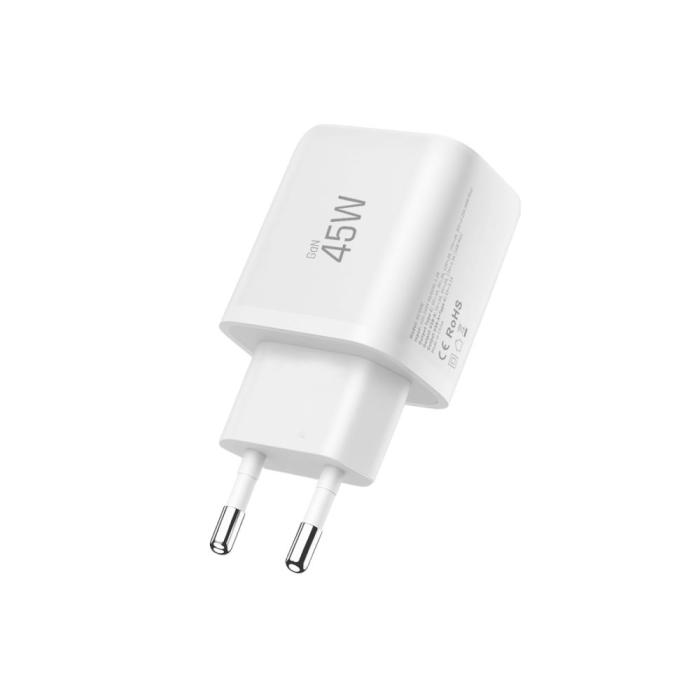Bild 5, Tech-Protect Tech-Protect 45W Väggladdare Inkl. Lightning - USB-C Kabel Vit