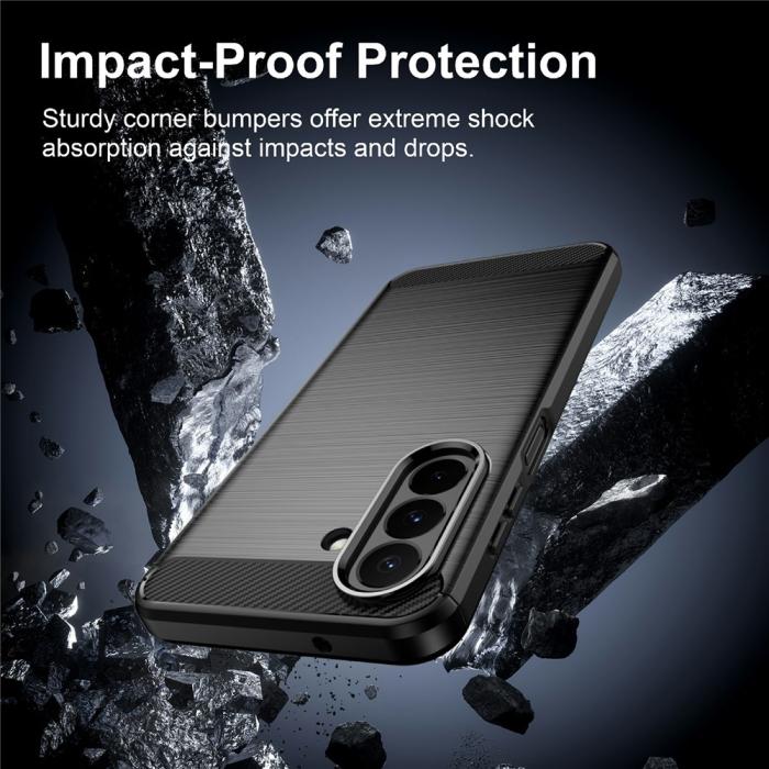Bild 3,  Samsung Galaxy A27 5G Skal TPU Brushed Svart