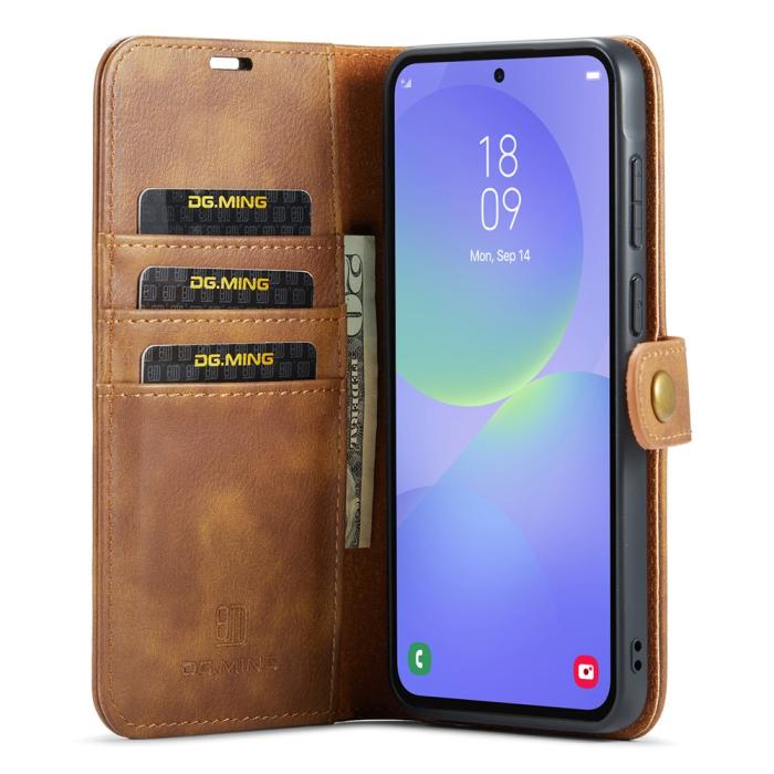 Bild 3, DG.MING DG.MING Samsung Galaxy A37 5G 2in1 Fodral / Skal Brun