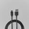 Smartline Smartline 3m Lightning MFi Laddningskabel Svart