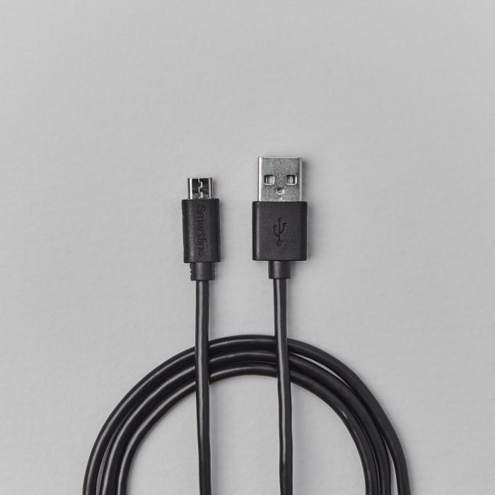 Bild 5, Smartline Smartline 3m Lightning MFi Laddningskabel Svart