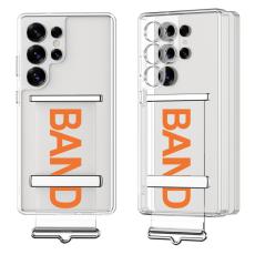 GKK GKK Galaxy S25 Ultra Skal Med Strap Transparent / Orange