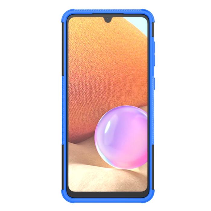 Bild 4,  Samsung Galaxy A33 5G Skal Stöttåligt med Stöd Blå