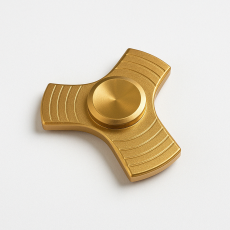  Fidget Spinner Trio Metal - Guld