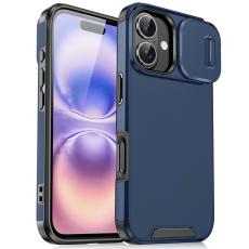  iPhone 17 Skal Hybrid Armor CamCover Bl&aring;