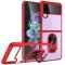  Samsung Galaxy Z Flip 4 Skal Shockproof Ring Röd
