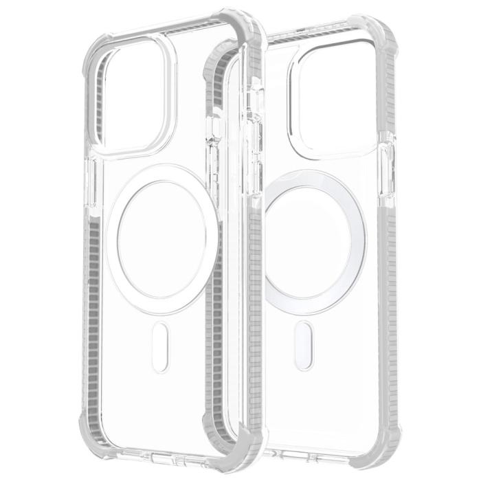 Bild 2,  iPhone 15 Plus Skal MagSafe Shockproof Hybrid Vit