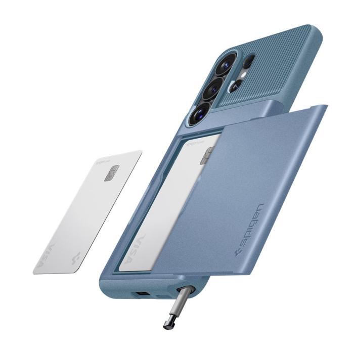 Bild 5, Spigen Spigen Samsung Galaxy S26 Ultra Skal Slim Armor CS Light Blue