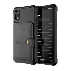 iPhone XR - Skal Med Magnetiskt Pl&aring;nbok - Svart