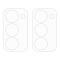  Xiaomi Redmi 15 2-PACK Linsskydd Härdat Glas Transparent