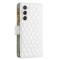  Samsung Galaxy S24 Fodral Diamond Multifunktionell Vit