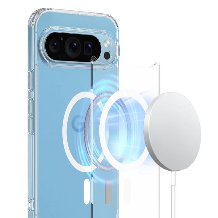 Bild 2,  Google Pixel 9 Pro XL Skal MagSafe TPU/Akryl Transparent