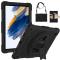  Galaxy Tab A8 Skal Hybrid Shockproof Kickstand Svart