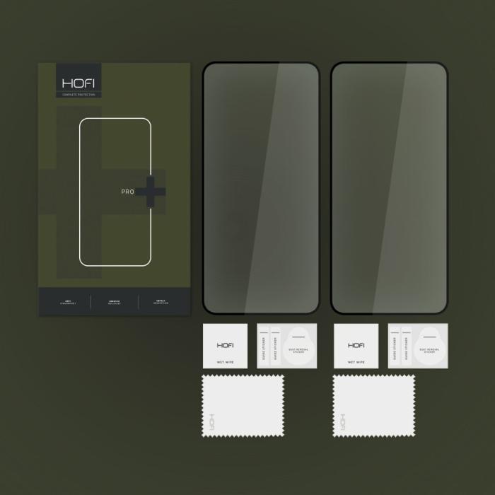 Bild 2, HOFI HOFI Galaxy S24 Plus 2-PACK Skärmskydd Pro+ Heltäckande Svart