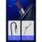 JOYROOM Joyroom 1m 3A Lightning Snabbladdning Nylon Kabel - Röd