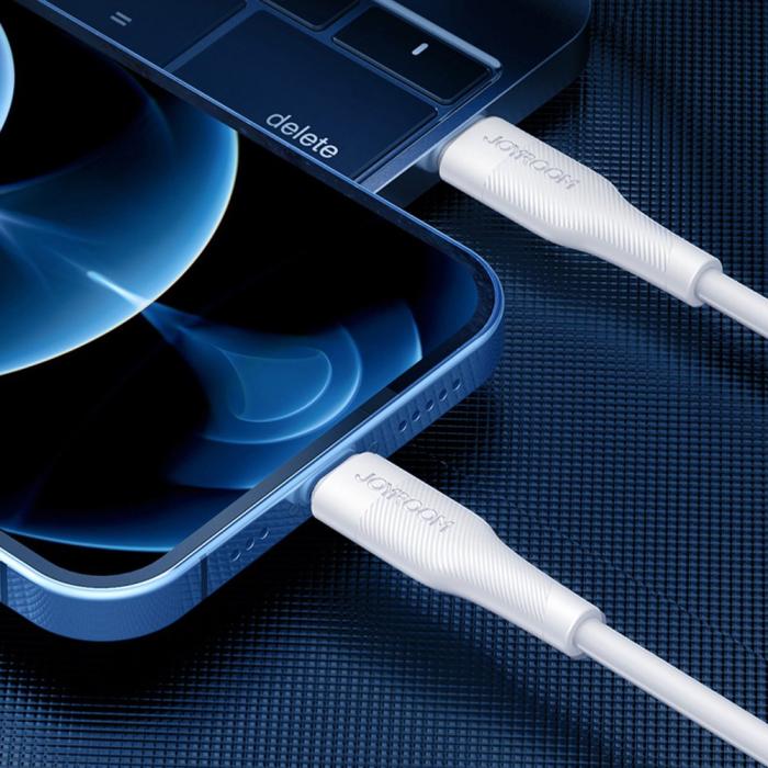 Bild 5, JOYROOM Joyroom 20W 1.2m Lightning - USB-C PD Snabbladdare - Vit