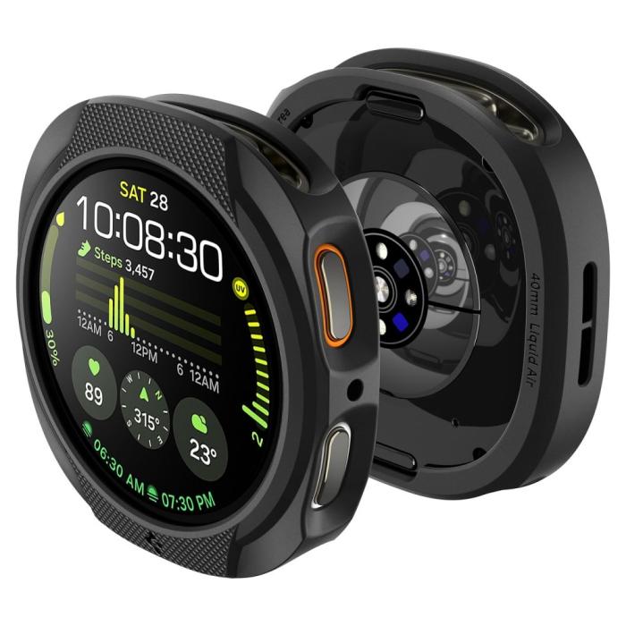 Bild 6, Spigen Spigen Galaxy Watch 8 44 mm Skal Liquid Air Matt Svart