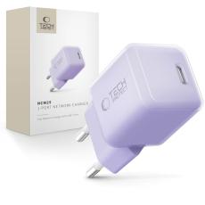 Tech-Protect Tech-Protect 25W PD USB-C V&auml;ggladdare Baby Purple
