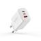 Tech-Protect Tech-Protect 65W Väggladdare PD QC3.0 USB-C / USB-A Vit