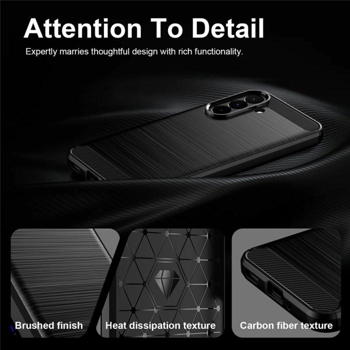 Bild 5,  Samsung Galaxy A27 5G Skal TPU Brushed Svart