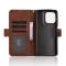  Motorola Moto G56 5G Fodral Med Avtagbart Kortfack Brun