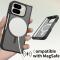  Google Pixel 10 Pro Fold Skal MagSafe Hybrid Skin Touch Svart