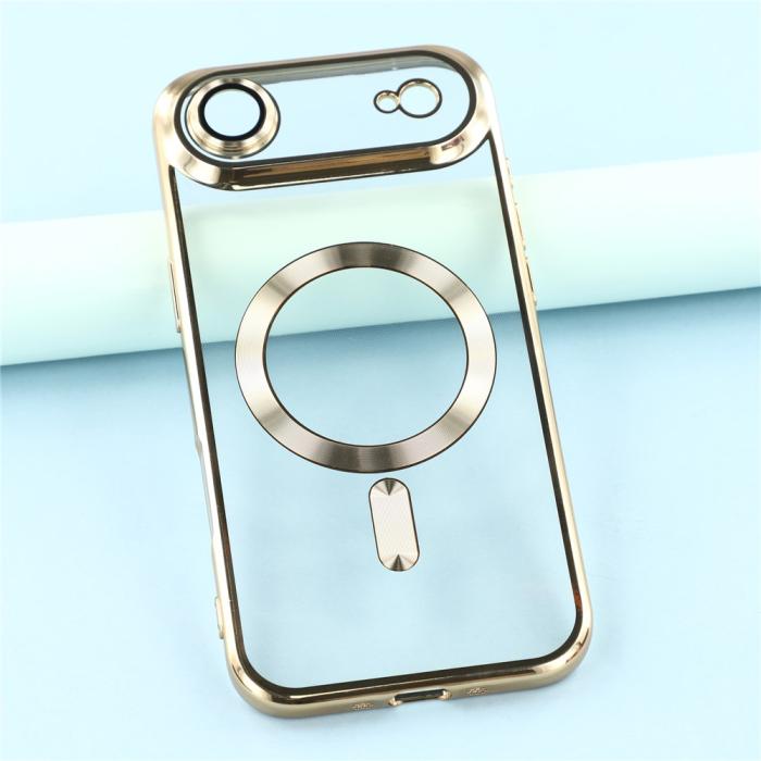Bild 6,  iPhone Air Skal MagSafe Electroplated TPU Guld