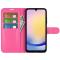  Samsung Galaxy A16 / A26 5G Fodral Litchi Läder Textur Rosa
