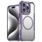  iPhone 16 Pro Skal MagSafe Kolfiber Textur Lila