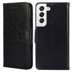  Samsung Galaxy S23 Plus Fodral L&auml;der Svart