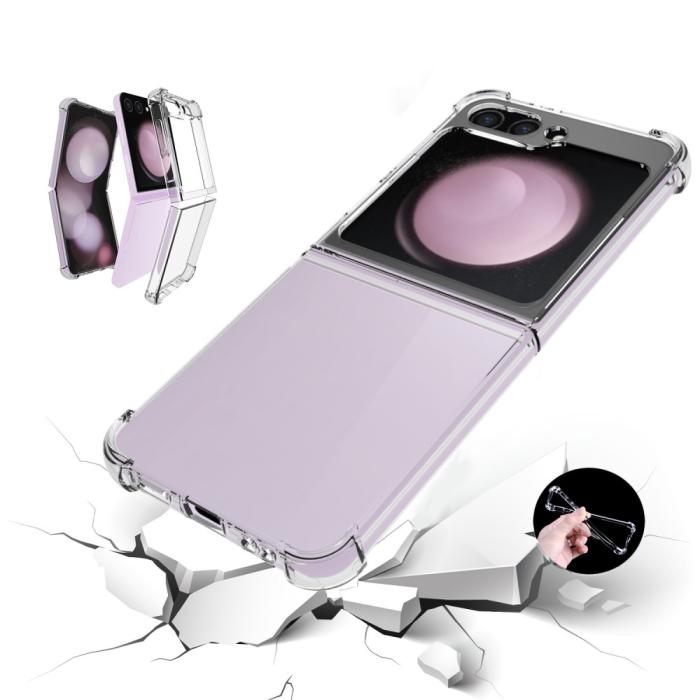 Bild 3,  Galaxy Z Flip 6 / 7 FE Skal Shockproof Transparent