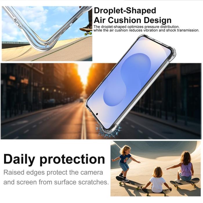 Bild 4, IMAK IMAK Galaxy S26 Skal TPU Shockproof Airbag Transparent
