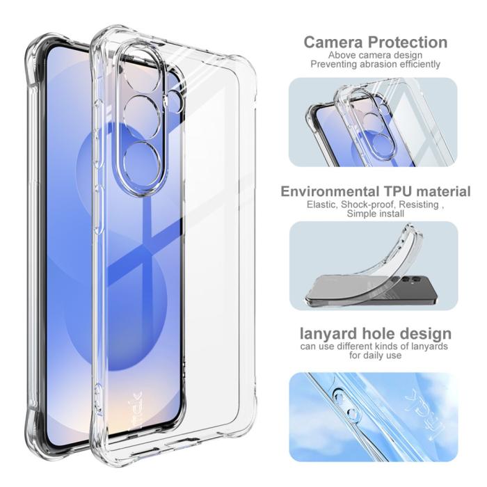 Bild 5, IMAK IMAK Galaxy S26 Skal TPU Shockproof Airbag Transparent