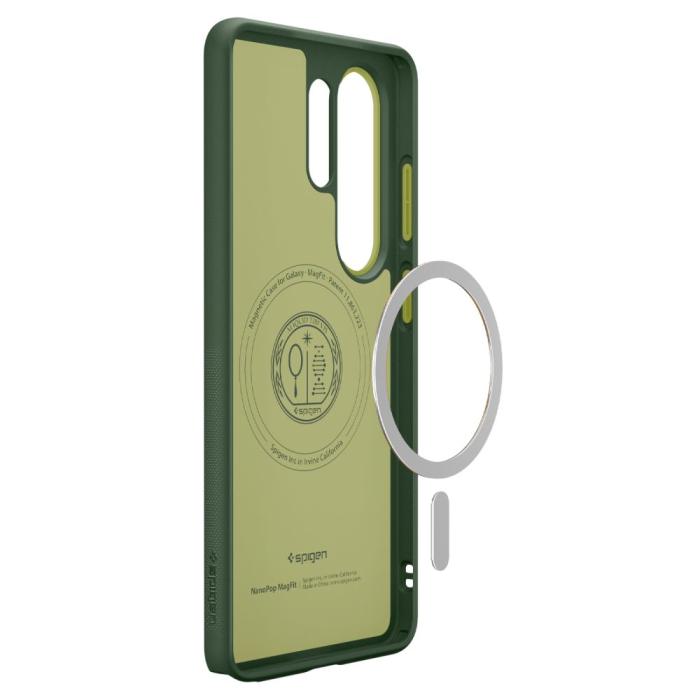 Bild 6, Spigen Spigen Galaxy S26 Ultra Skal MagSafe Nano Pop Avo Green
