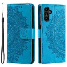  Samsung Galaxy S24 Fodral Mandala L&auml;der Bl&aring;