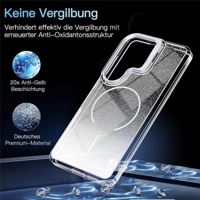 Bild 6,  Samsung Galaxy S26 Ultra Skal MagSafe Gradient Glitter
