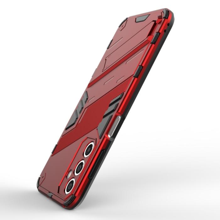 Bild 4,  Samsung Galaxy A24 5G Skal Hybrid Kickstand Röd